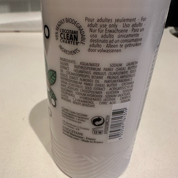 L’Occitane shower cream - Picture 2 of 2